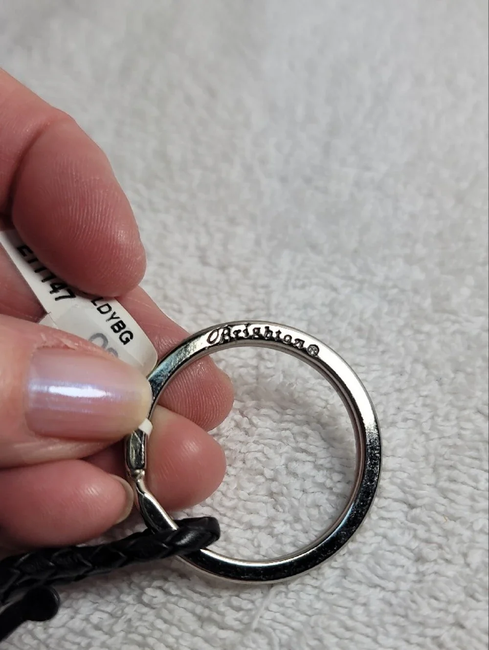Brighton Leather Ladybug Keychain NWT